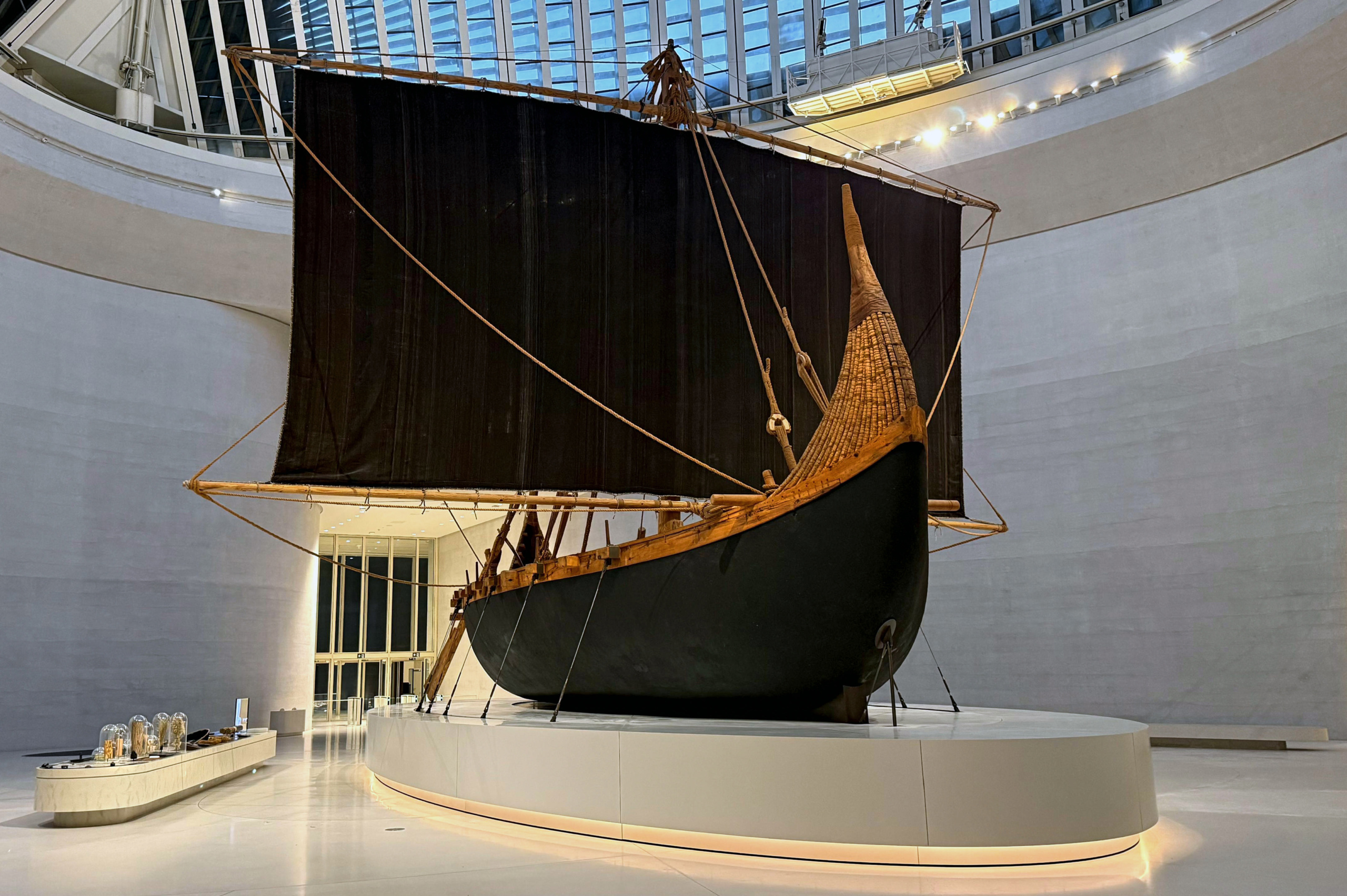 Magan Boat_Zayed National Museum. Abu Dhabi. UAE. Client: Hasenkamp / Department of Culture and Tourism of Abu Dhabi